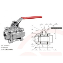 cast steel 1 inch ball valve supplier
